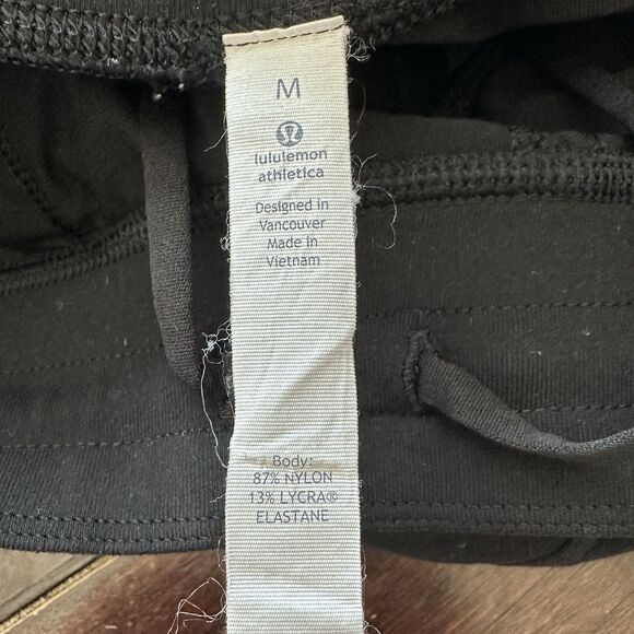Lululemon Men’s Fleece Black Sweatpants Size M - Picture 8 of 9